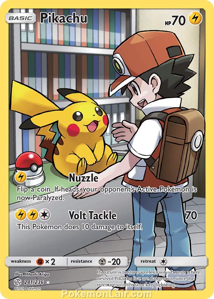 2019 Pokemon Trading Card Game Cosmic Eclipse Price List – 241 Pikachu