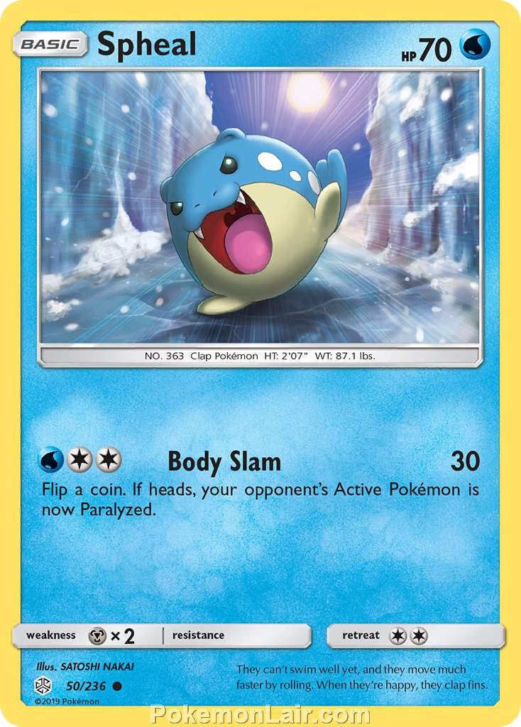 2019 Pokemon Trading Card Game Cosmic Eclipse Price List – 50 Spheal