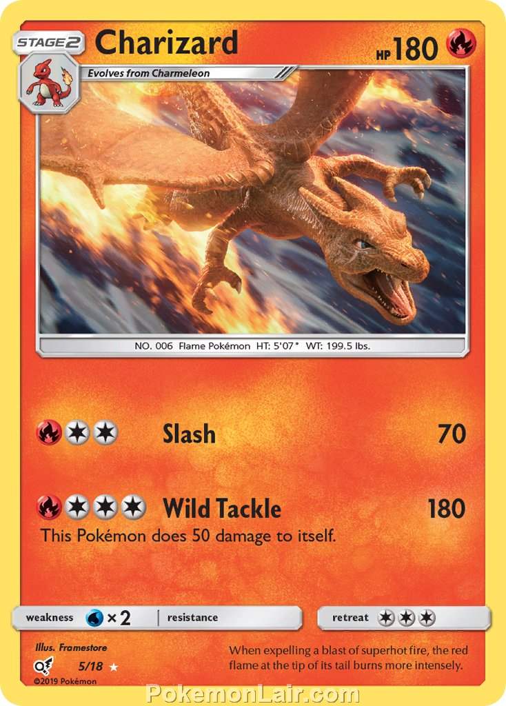 2019 Pokemon Trading Card Game Detective Pikachu Set – 5 Charizard