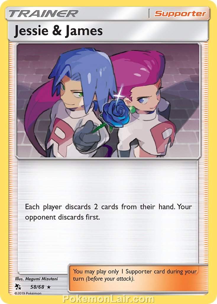 2019 Pokemon Trading Card Game Hidden Fates Price List – 58 Jessie James