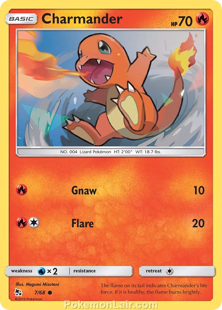 2019 Pokemon Trading Card Game Hidden Fates Set – 7 Charmander