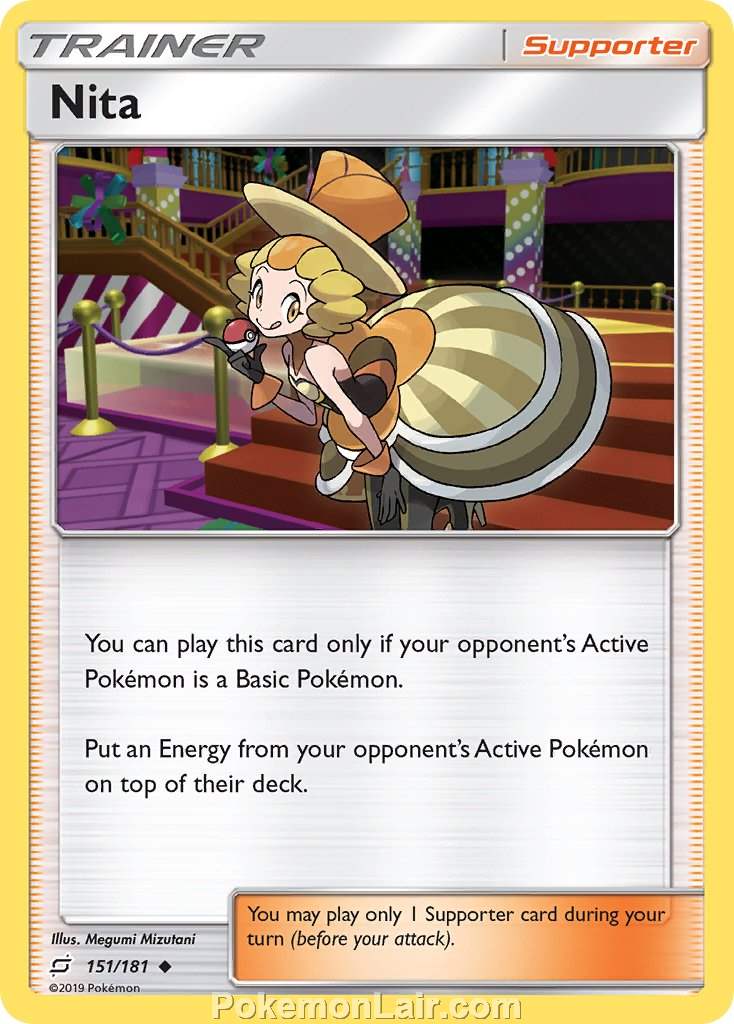 2019 Pokemon Trading Card Game Team Up Set – 151 Nita