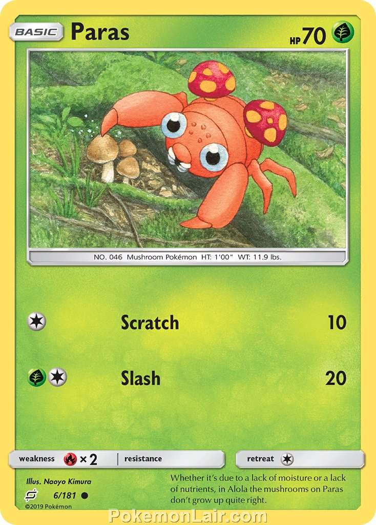 2019 Pokemon Trading Card Game Team Up Set – 6 Paras