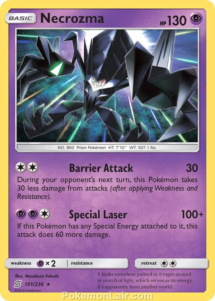 2019 Pokemon Trading Card Game Unified Minds Price List – 101 Necrozma