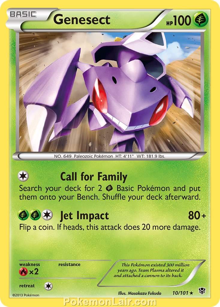 2013 Pokemon Trading Card Game Plasma Blast Price List – 10 Genesect