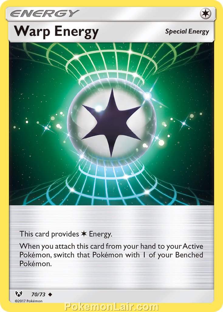 2017 Pokemon Trading Card Game Shining Legends Set – 70 Warp Energy