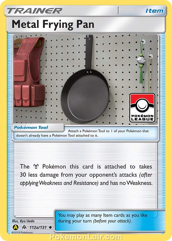 2018 Pokemon Trading Card Game Forbidden Light Price List – 112a Metal Frying Pan