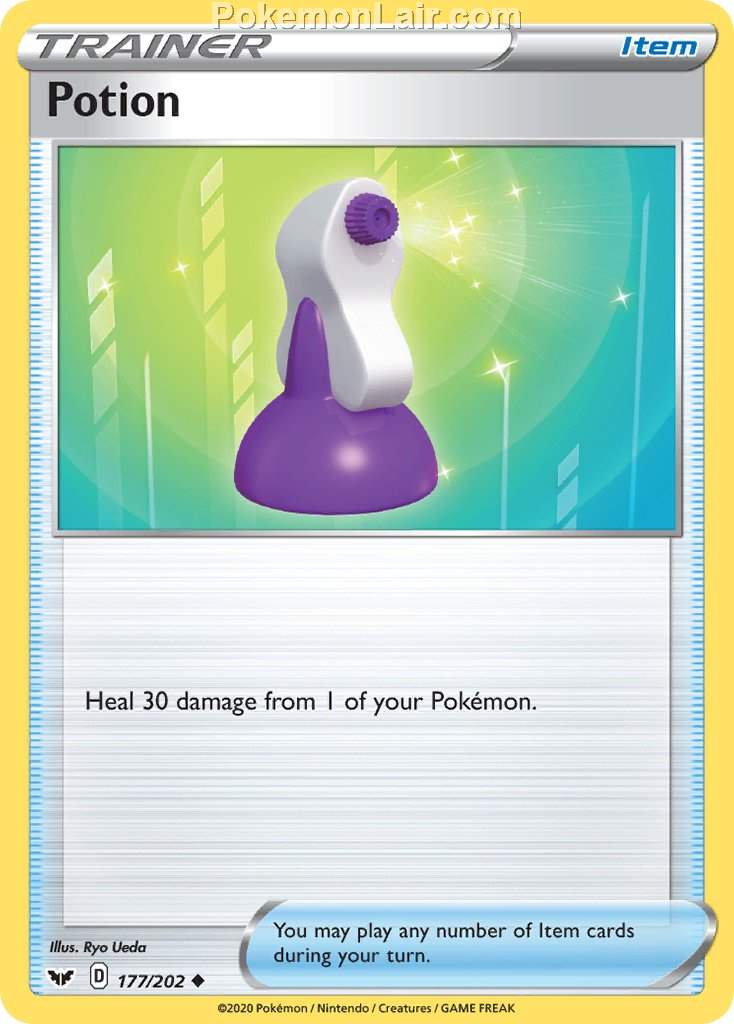 2020 Pokemon Trading Card Game Sword Shield 1st Price List – 177 Potion