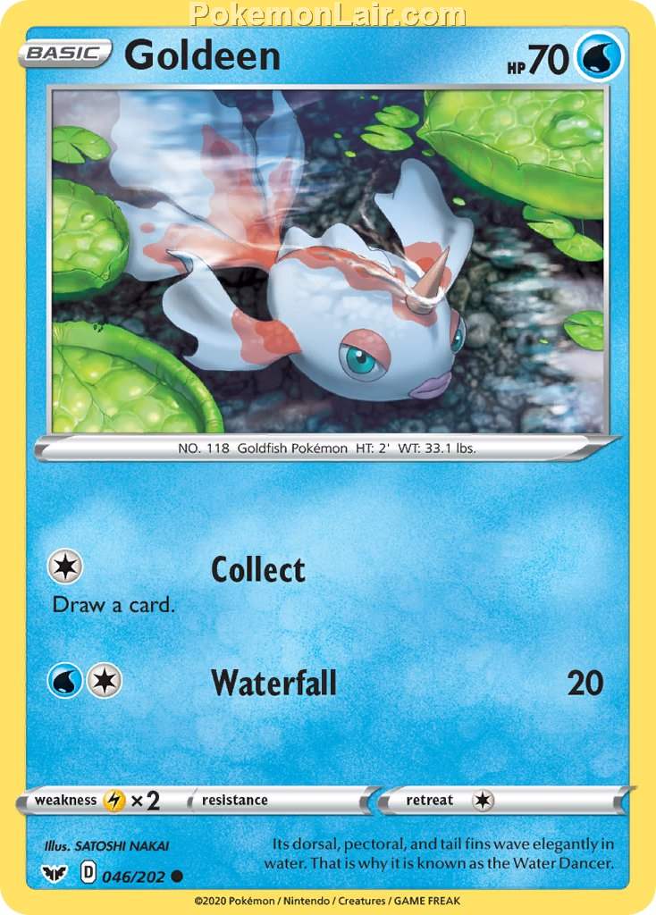 2020 Pokemon Trading Card Game Sword Shield 1st Price List – 46 Goldeen