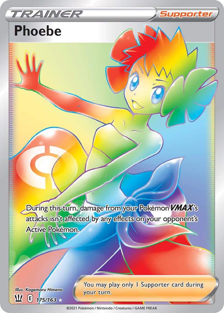 2021 Pokemon Trading Card Game Battle Styles Price List 175 Phoebe