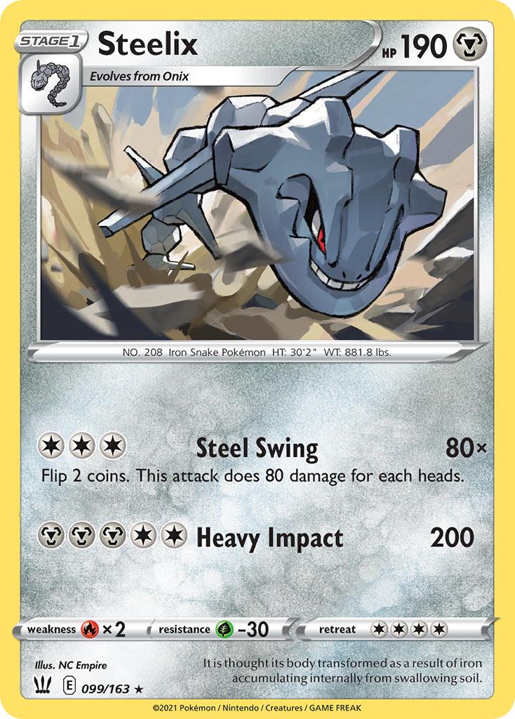 2021 Pokemon Trading Card Game Battle Styles Price List 99 Steelix