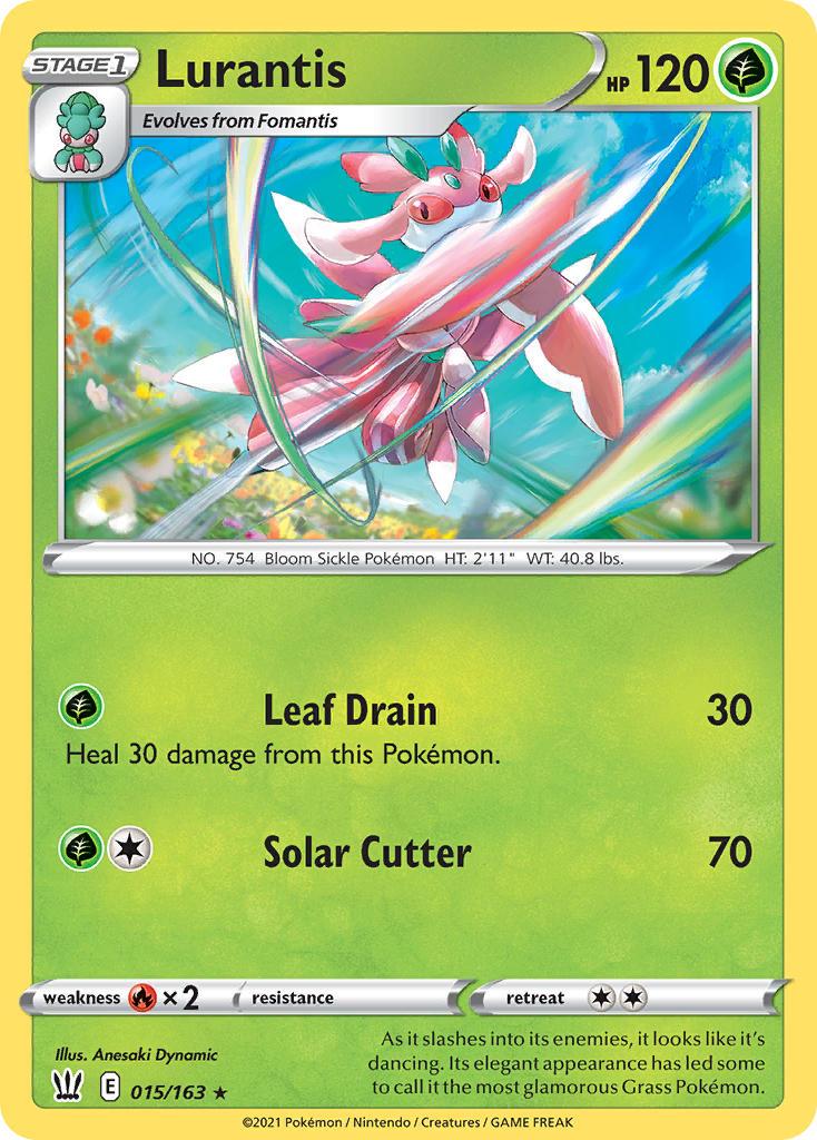 2021 Pokemon Trading Card Game Battle Styles Set List 15 Lurantis