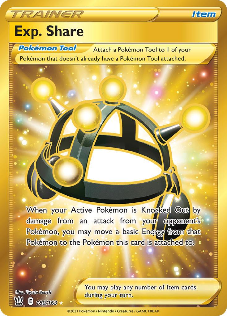 2021 Pokemon Trading Card Game Battle Styles Set List 180 Exp Share