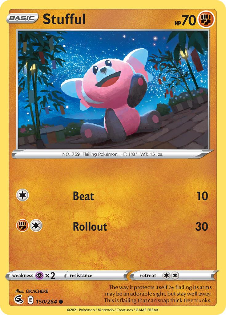 2021 Pokemon Trading Card Game Fusion Strike Price List 150 Stufful