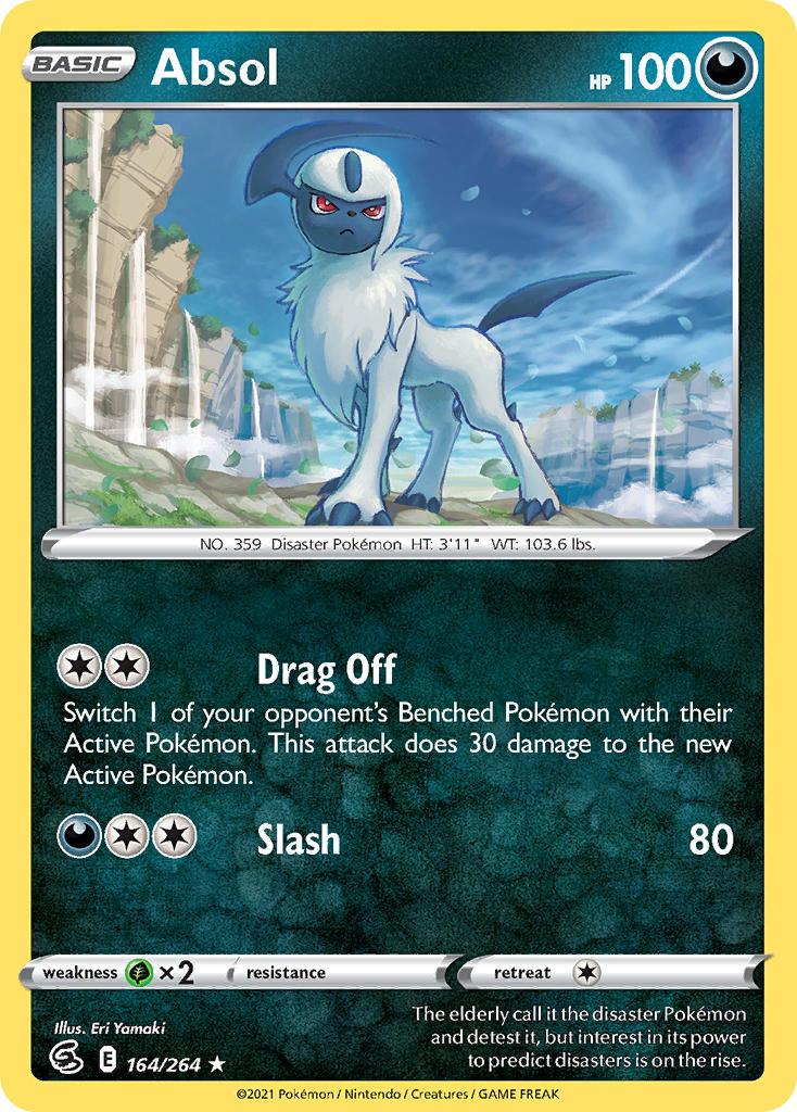 2021 Pokemon Trading Card Game Fusion Strike Set List 164 Absol