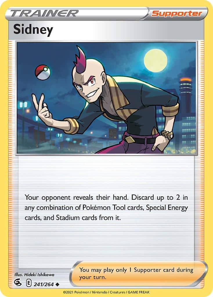 2021 Pokemon Trading Card Game Fusion Strike Set List 241 Sidney