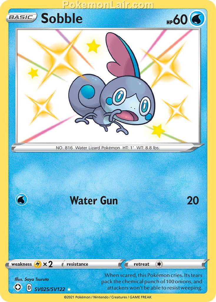 2021 Pokemon Trading Card Game Shining Fates Price List – SV025 Sobble