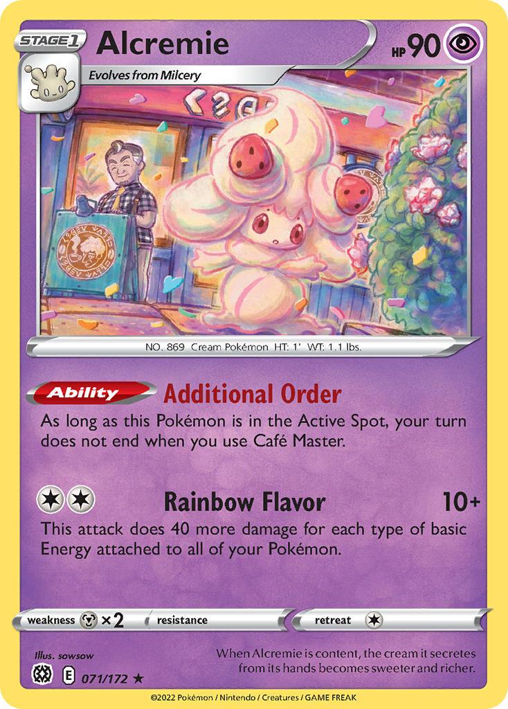 2022 Pokemon Trading Card Game Brilliant Stars Price List 071 Alcremie