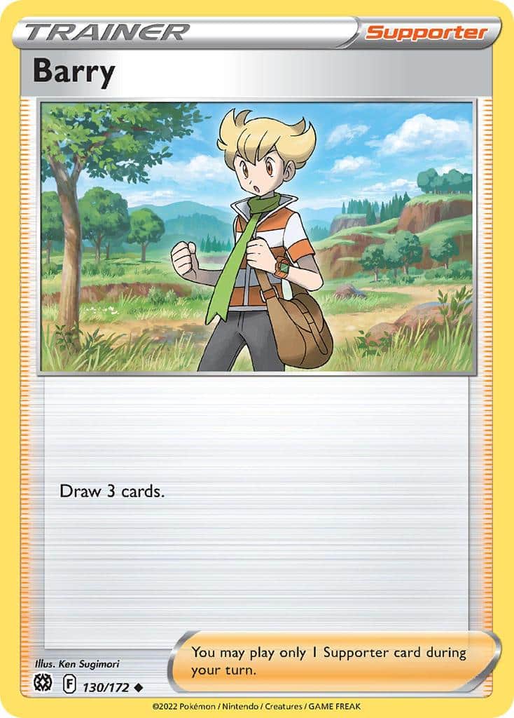 2022 Pokemon Trading Card Game Brilliant Stars Price List 130 Barry