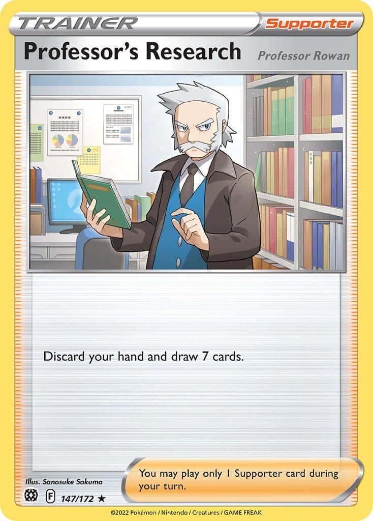 2022 Pokemon Trading Card Game Brilliant Stars Price List 147 Professors Research