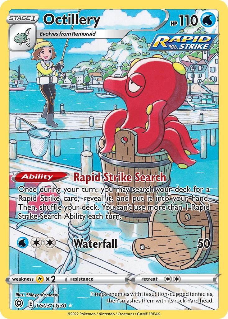 2022 Pokemon Trading Card Game Brilliant Stars Price List TG003 Octillery