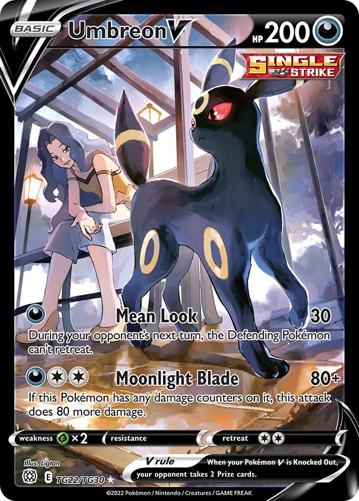 2022 Pokemon Trading Card Game Brilliant Stars Set List TG022 Umbreon V