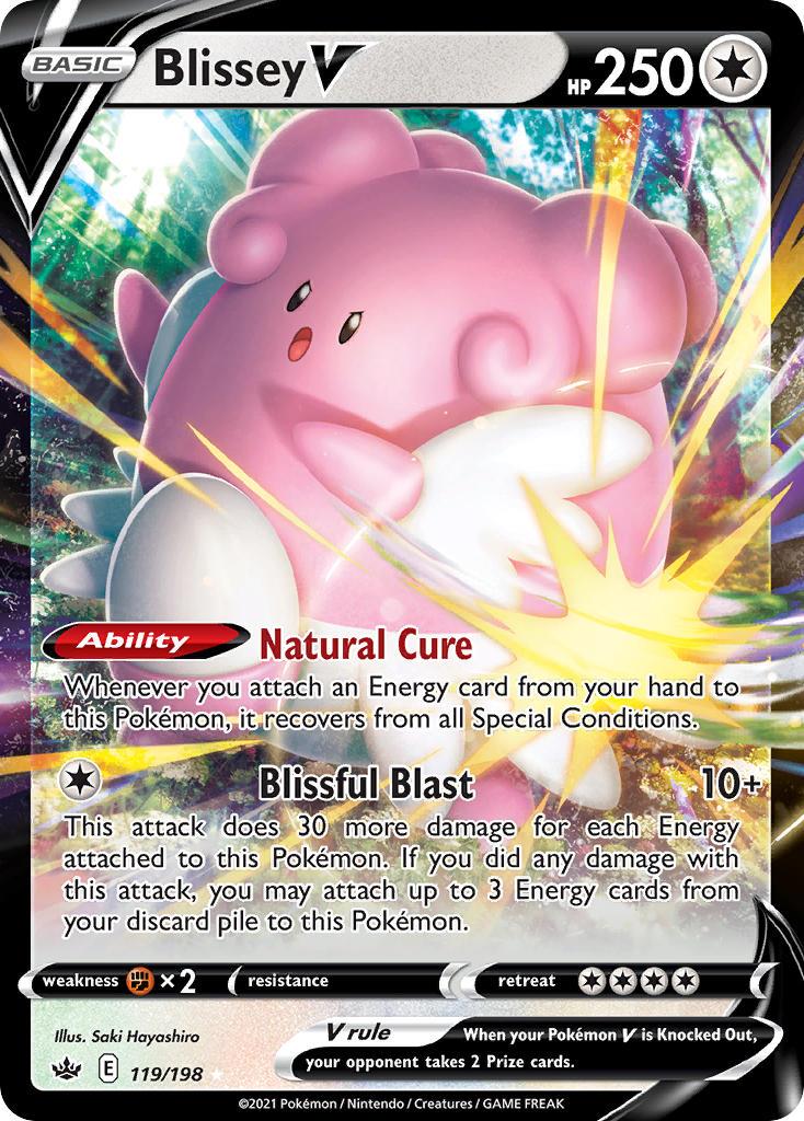 Pokemon Trading Card Game Chilling Reign Price List 119 Blissey V