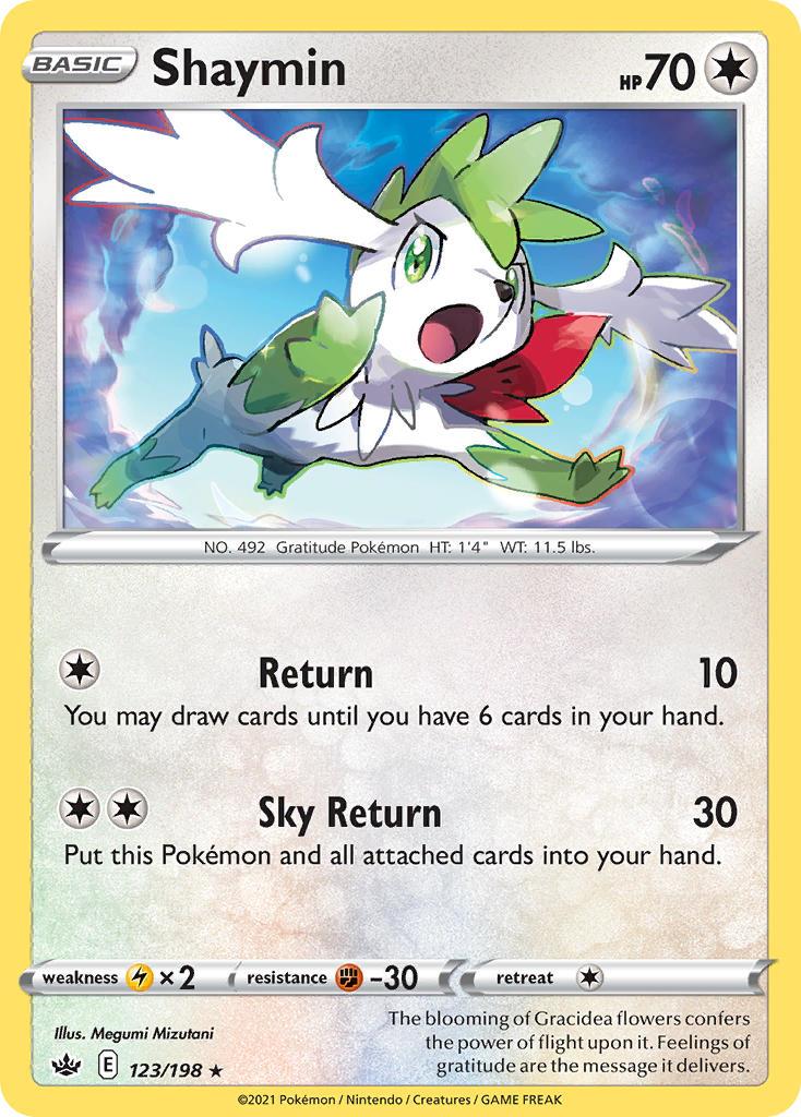 Pokemon Trading Card Game Chilling Reign Set List 123 Shaymin