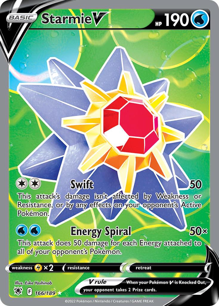 2022 Pokemon Trading Card Game Astral Radiance Price List 166 Starmie V