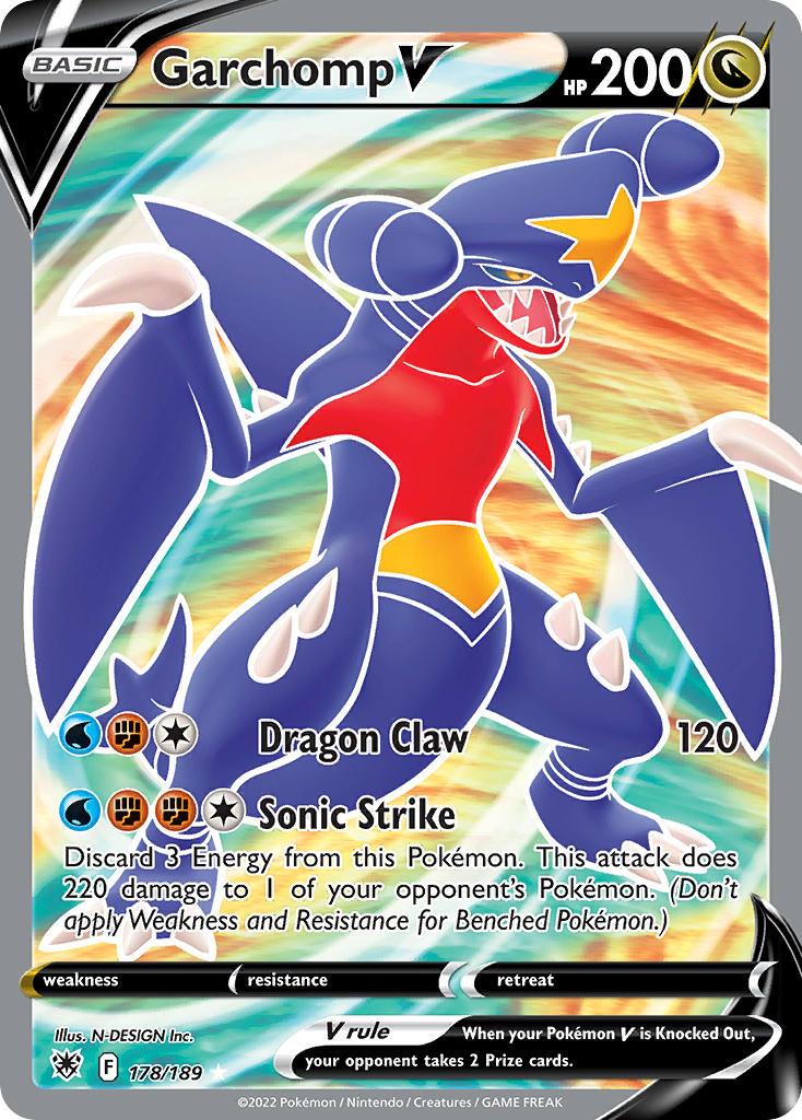 2022 Pokemon Trading Card Game Astral Radiance Price List 178 Garchomp V