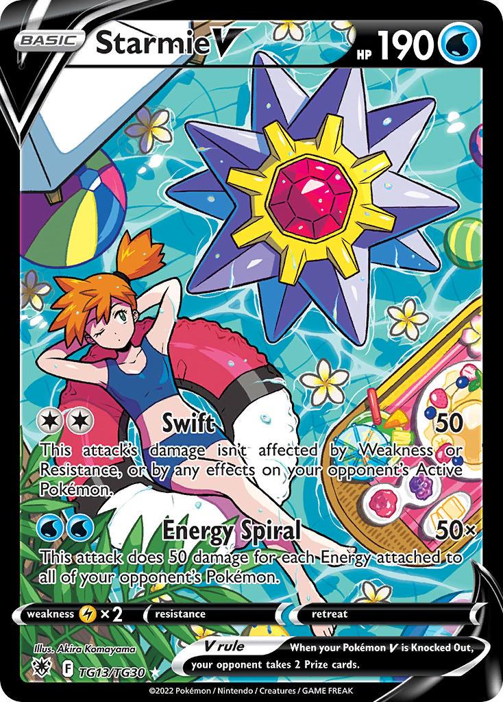 2022 Pokemon Trading Card Game Astral Radiance Price List TG13 Starmie V