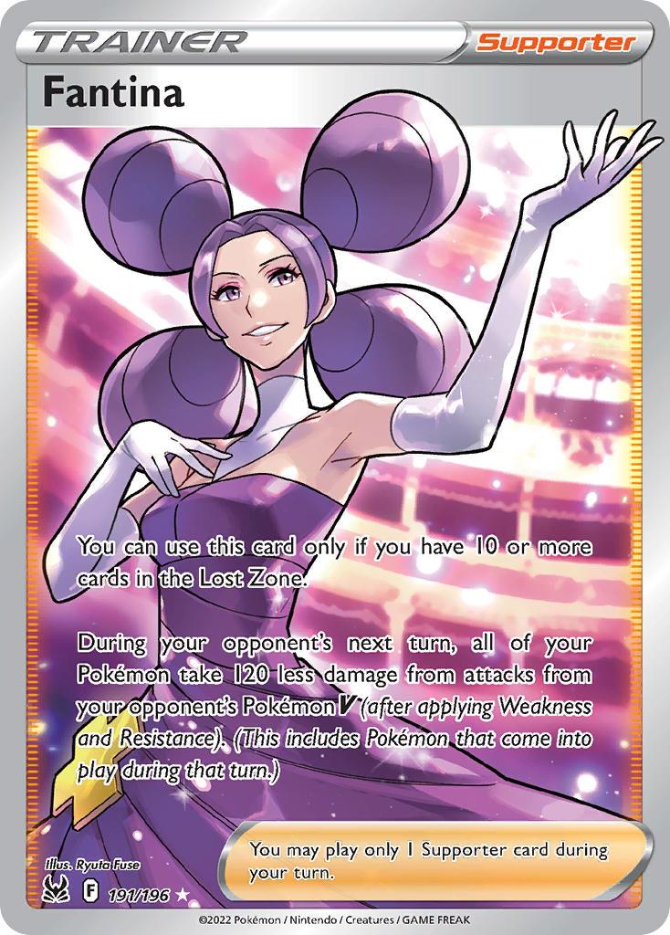 2022 Pokemon Trading Card Game Lost Origin Price List 191 Fantina