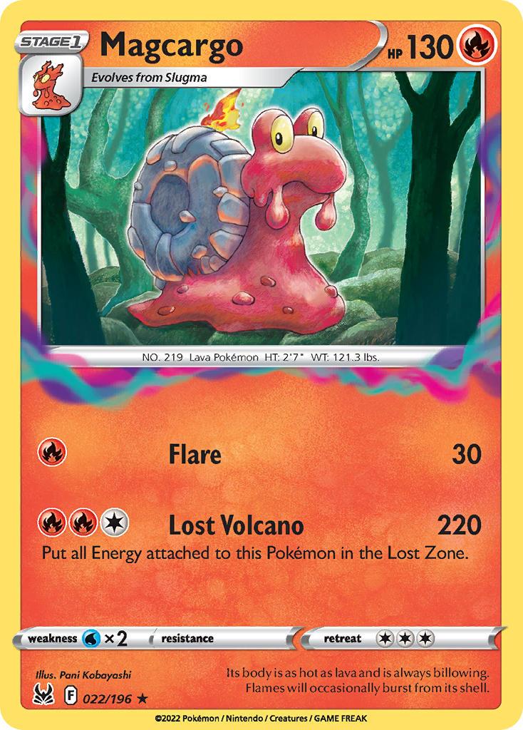 2022 Pokemon Trading Card Game Lost Origin Price List 22 Magcargo