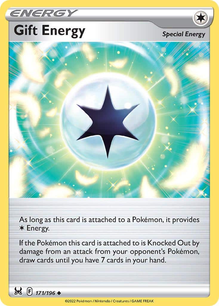 2022 Pokemon Trading Card Game Lost Origin Set List 171 Gift Energy