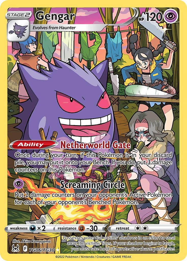 2022 Pokemon Trading Card Game Lost Origin Set List TG06 Gengar